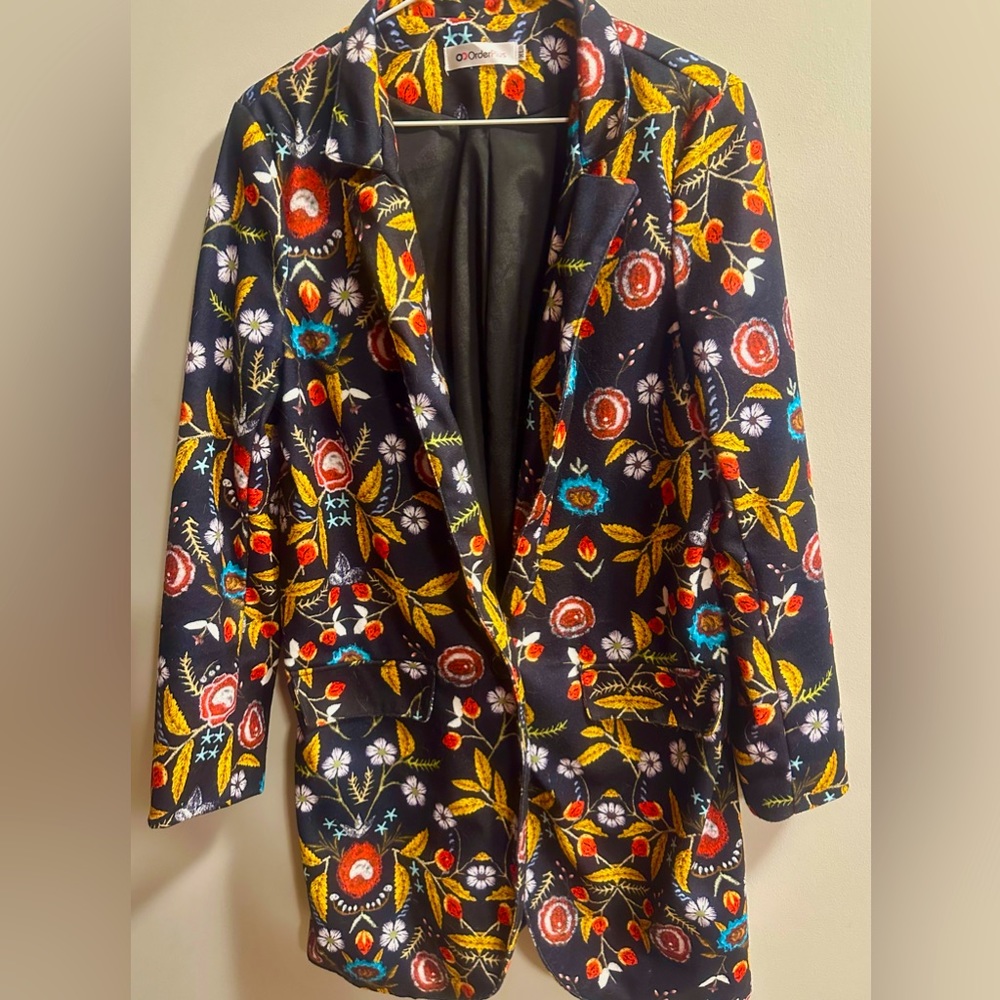 Floral Dress Jacket XL